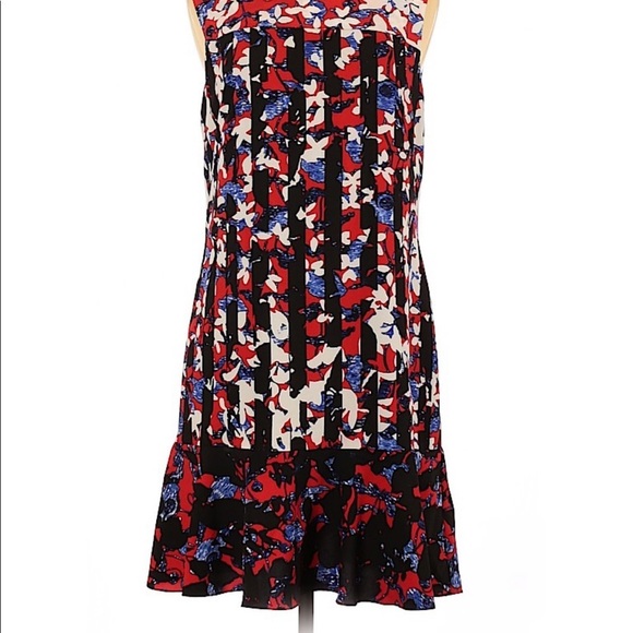 Peter Pilotto For Target Red Blue Drop Waist Dress - Picture 7 of 13